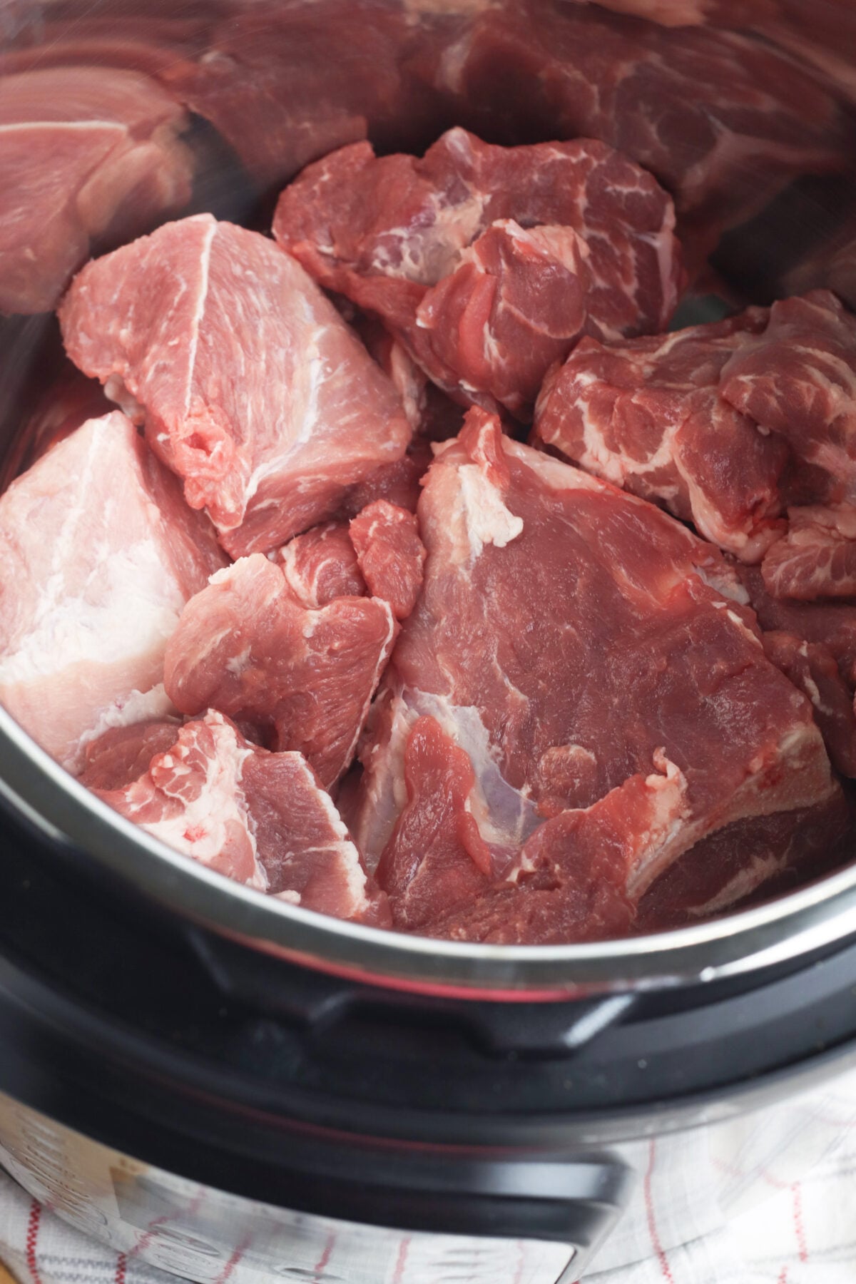 chunks of pork in instant pot
