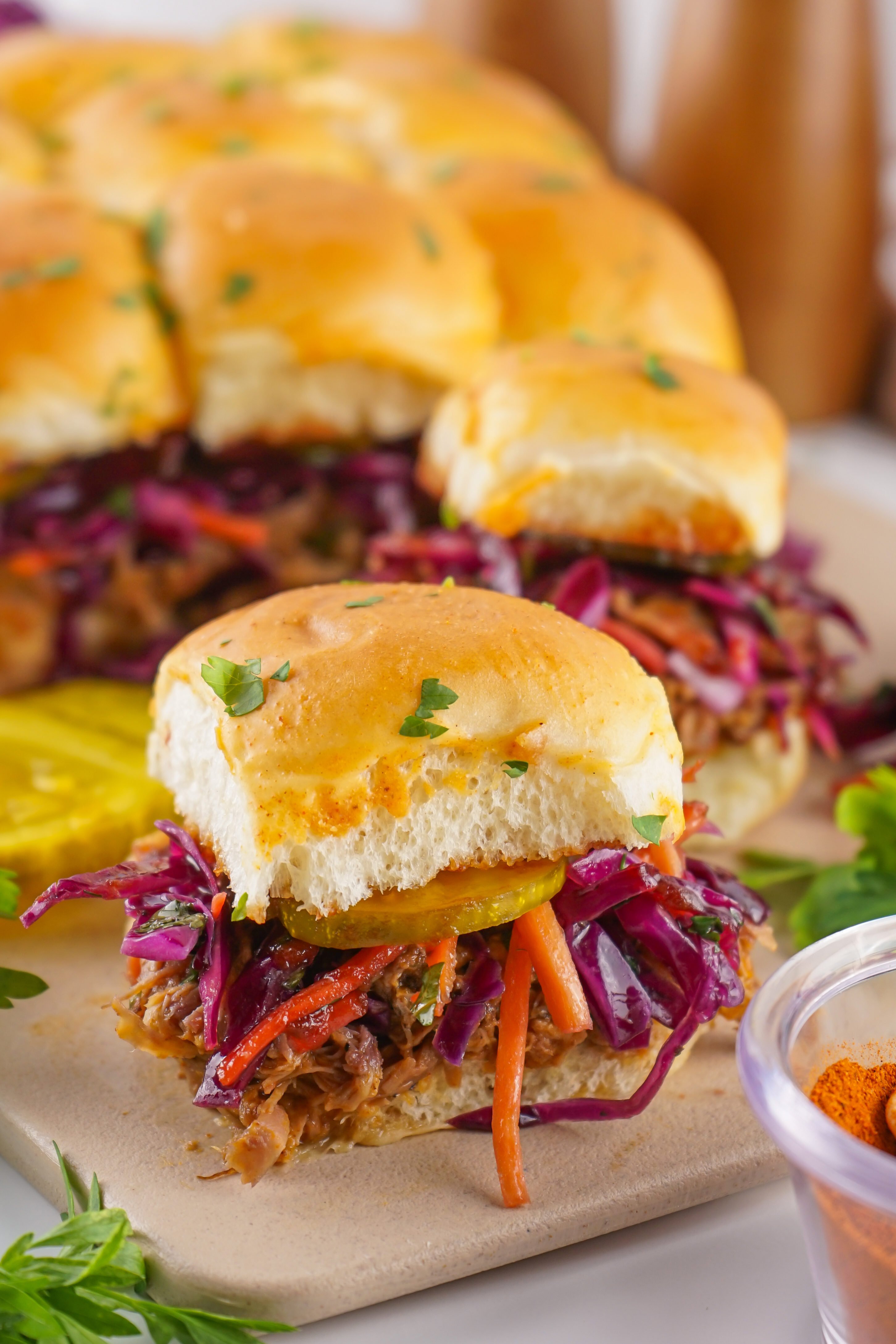 pulled pork sliders