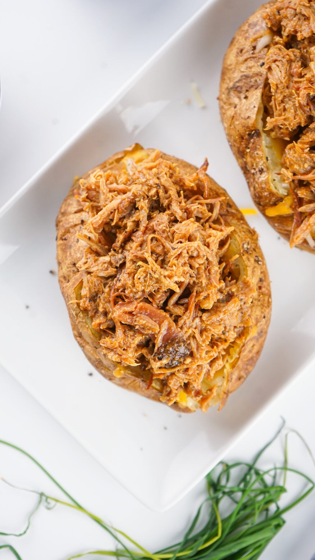 pulled pork baked potato
