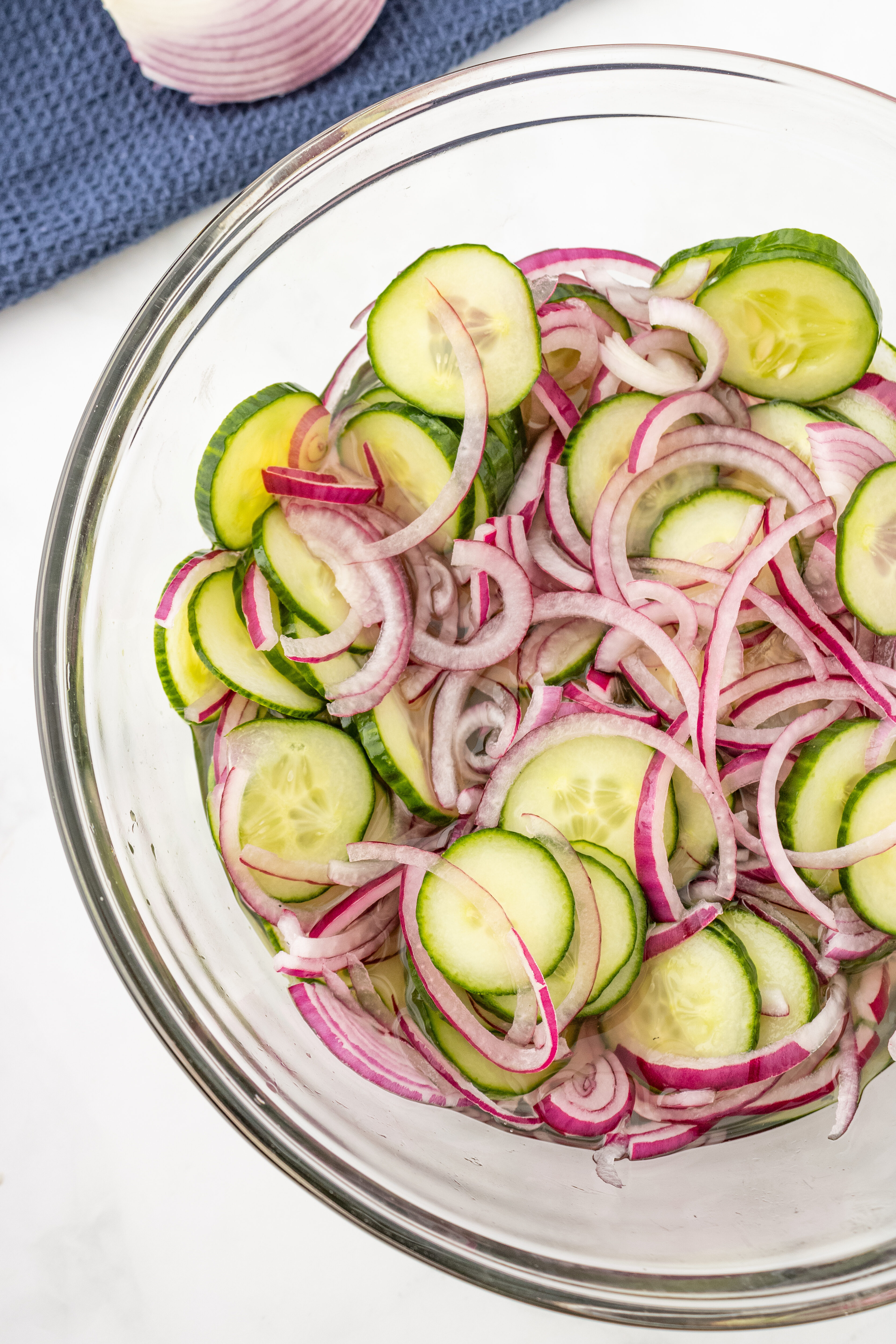 Old-Fashioned Cucumber and Onion Salad Recipe