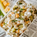 dill pickle pasta salad