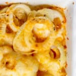 tennessee onions in a white dish