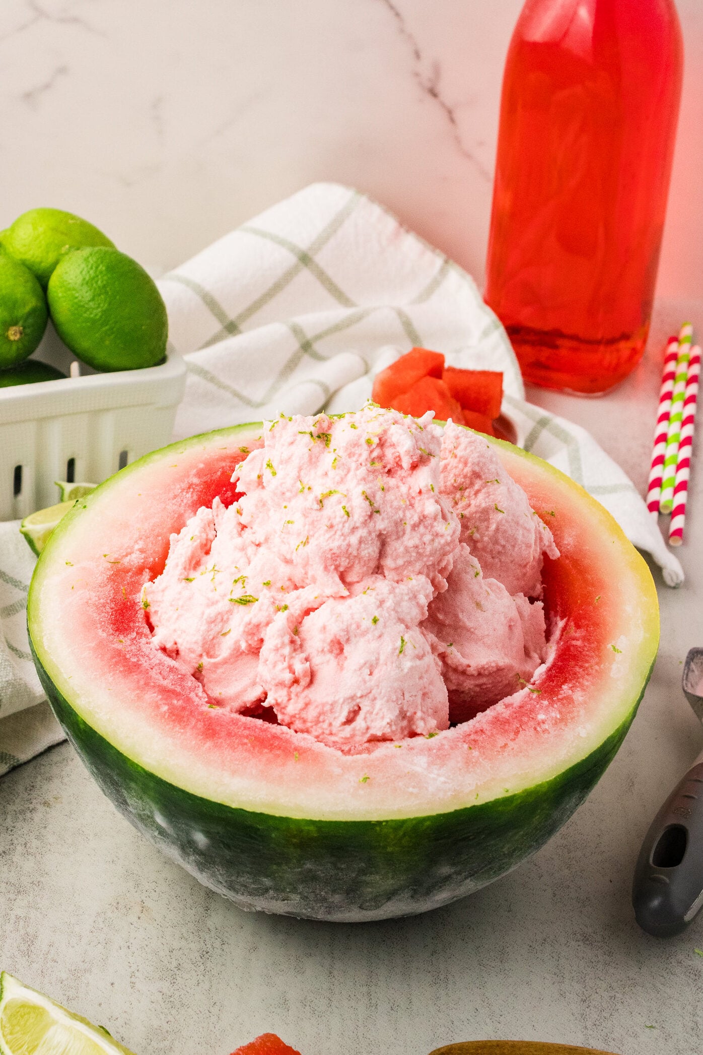 watermelon ice cream