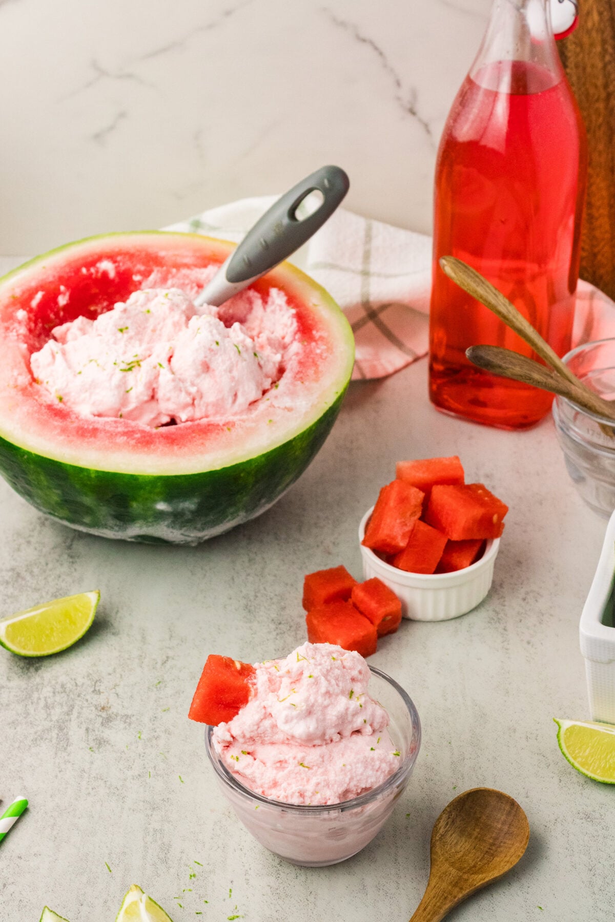 watermelon ice cream