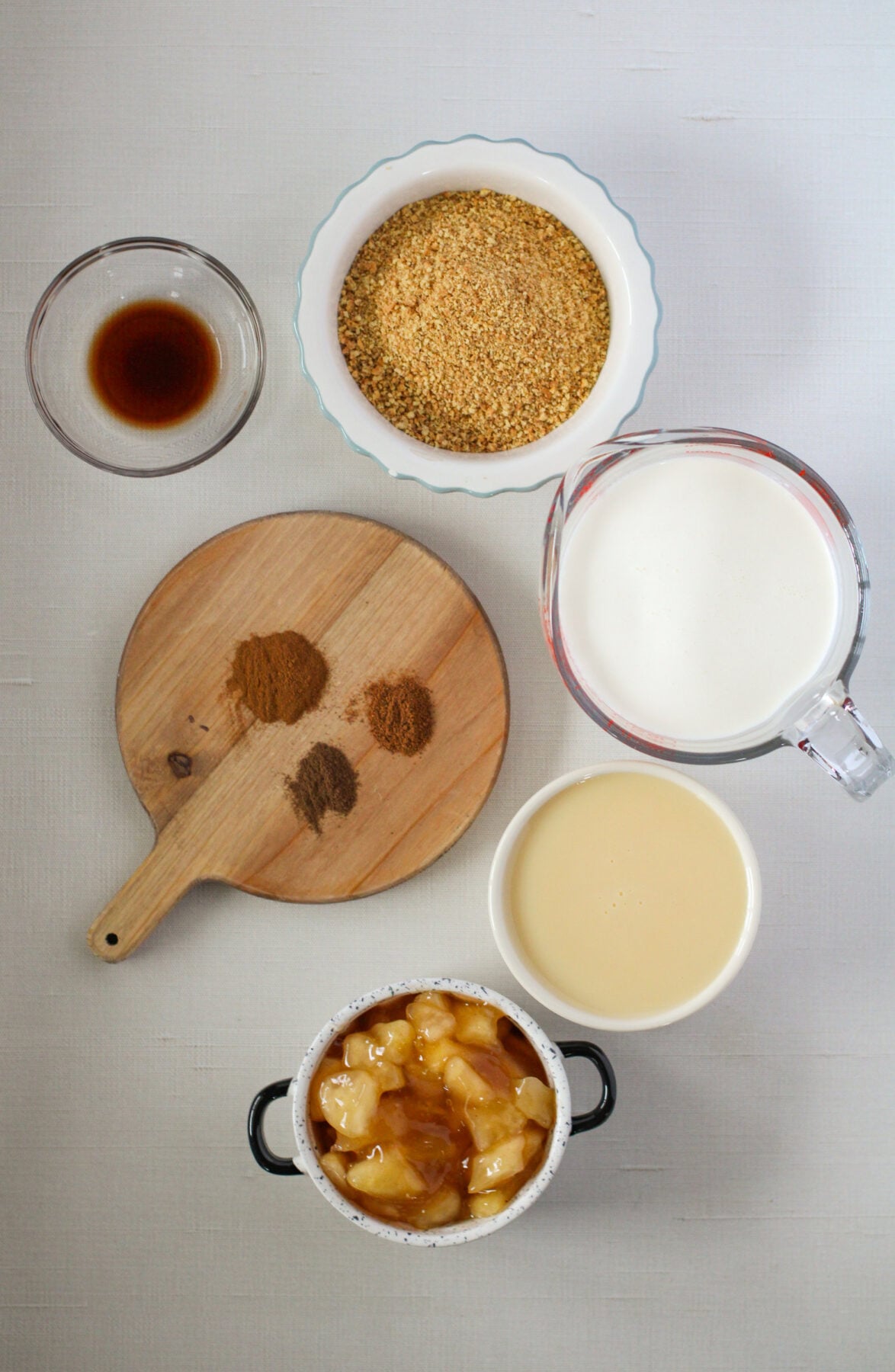 ingredients for apple pie ice cream
