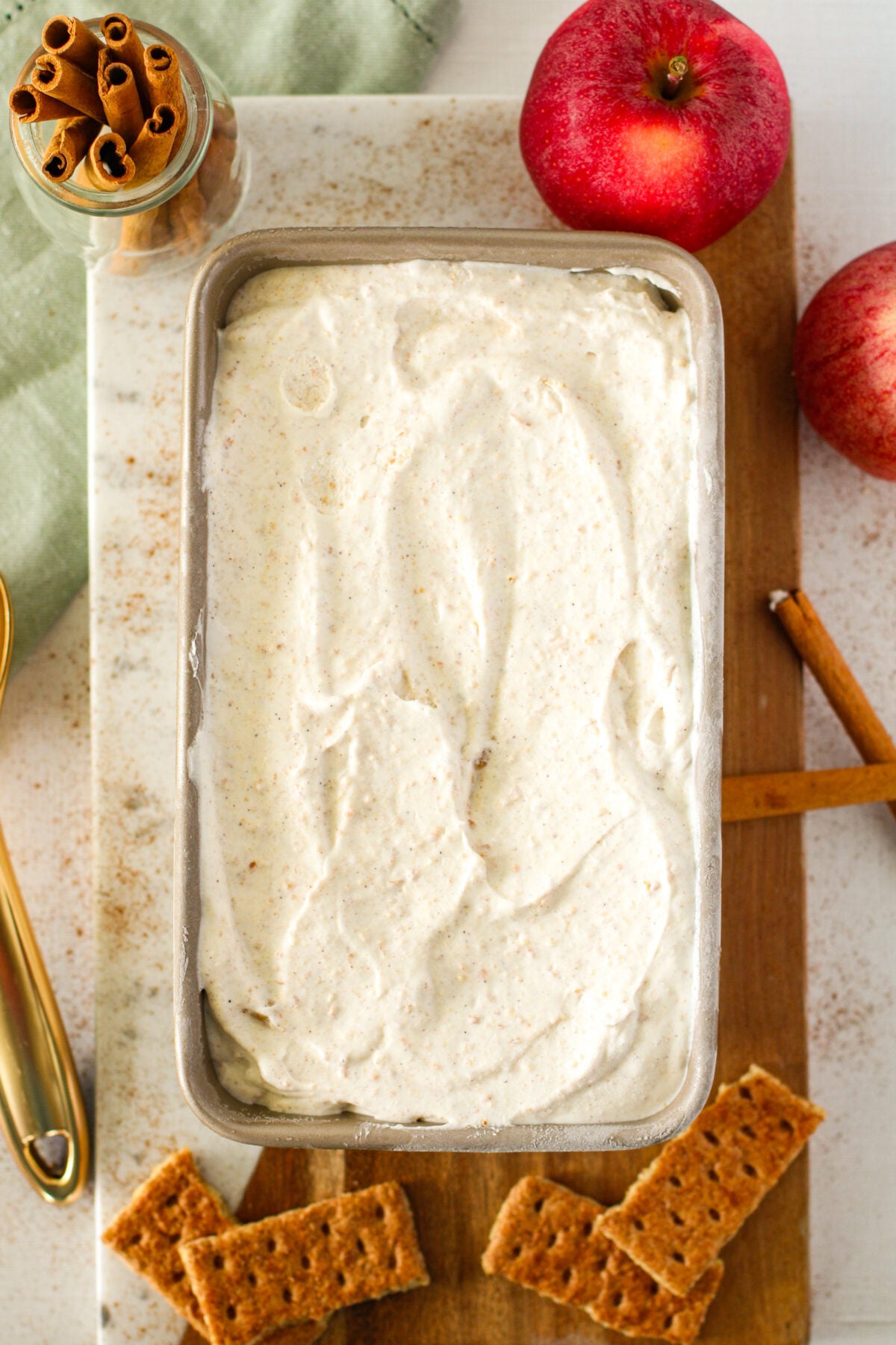 frozen apple pie ice cream