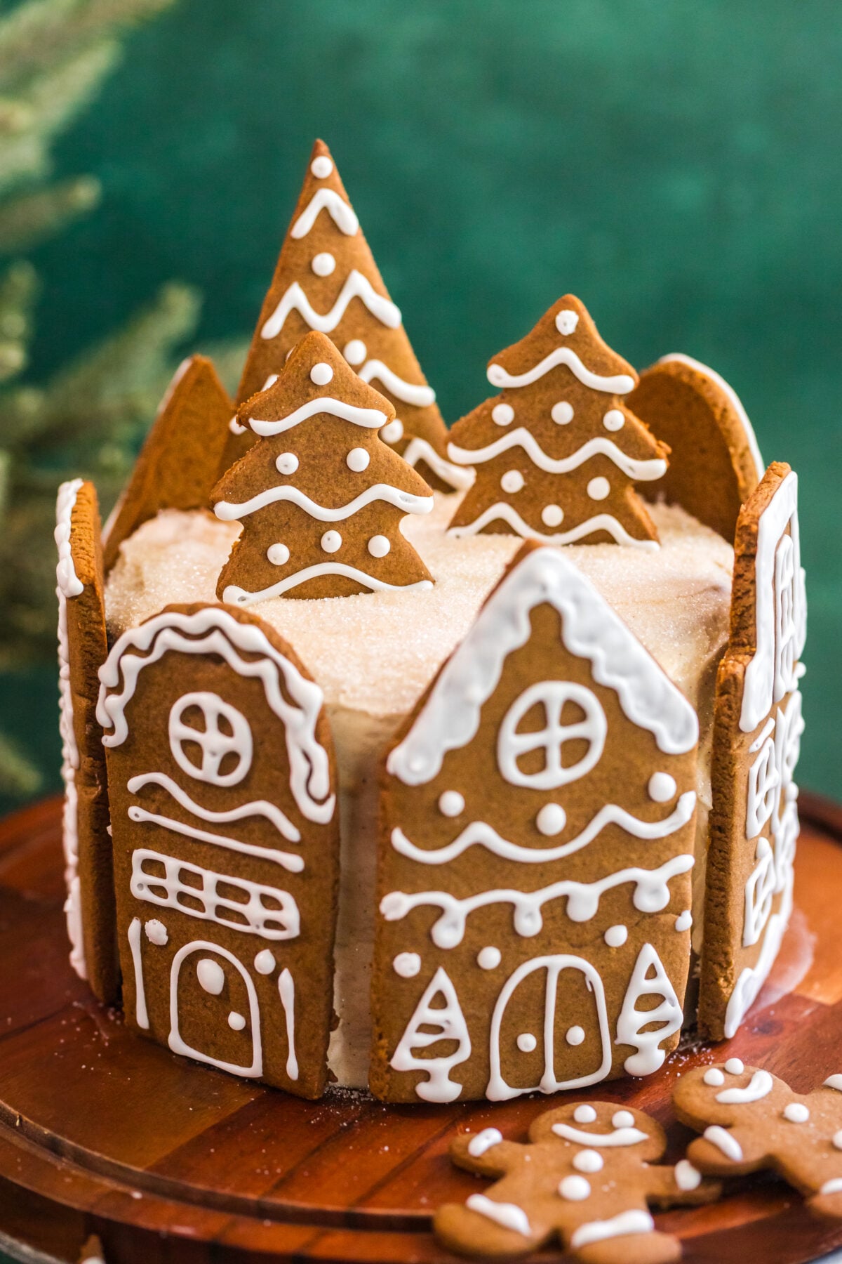gingerbread village spice cake
