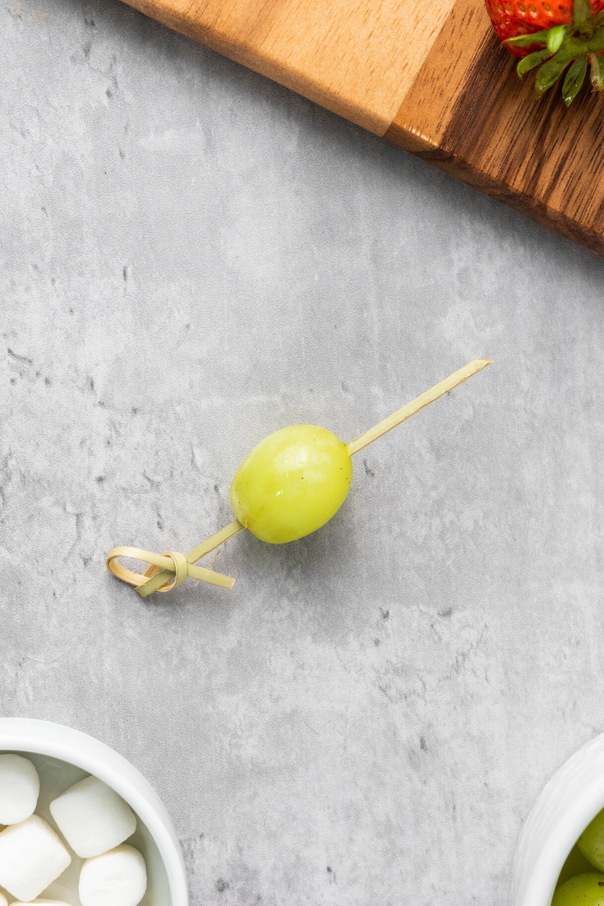 grape on a skewer