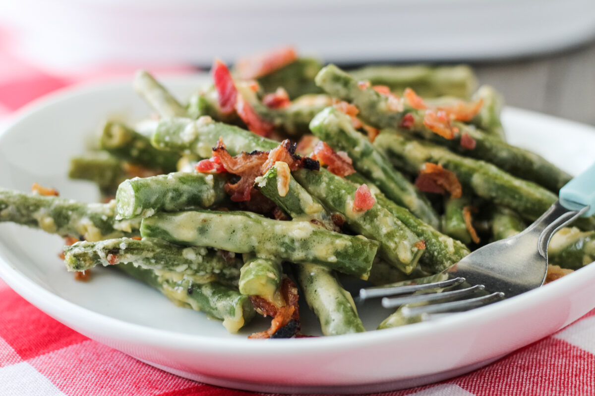 cheesy green bean casserole