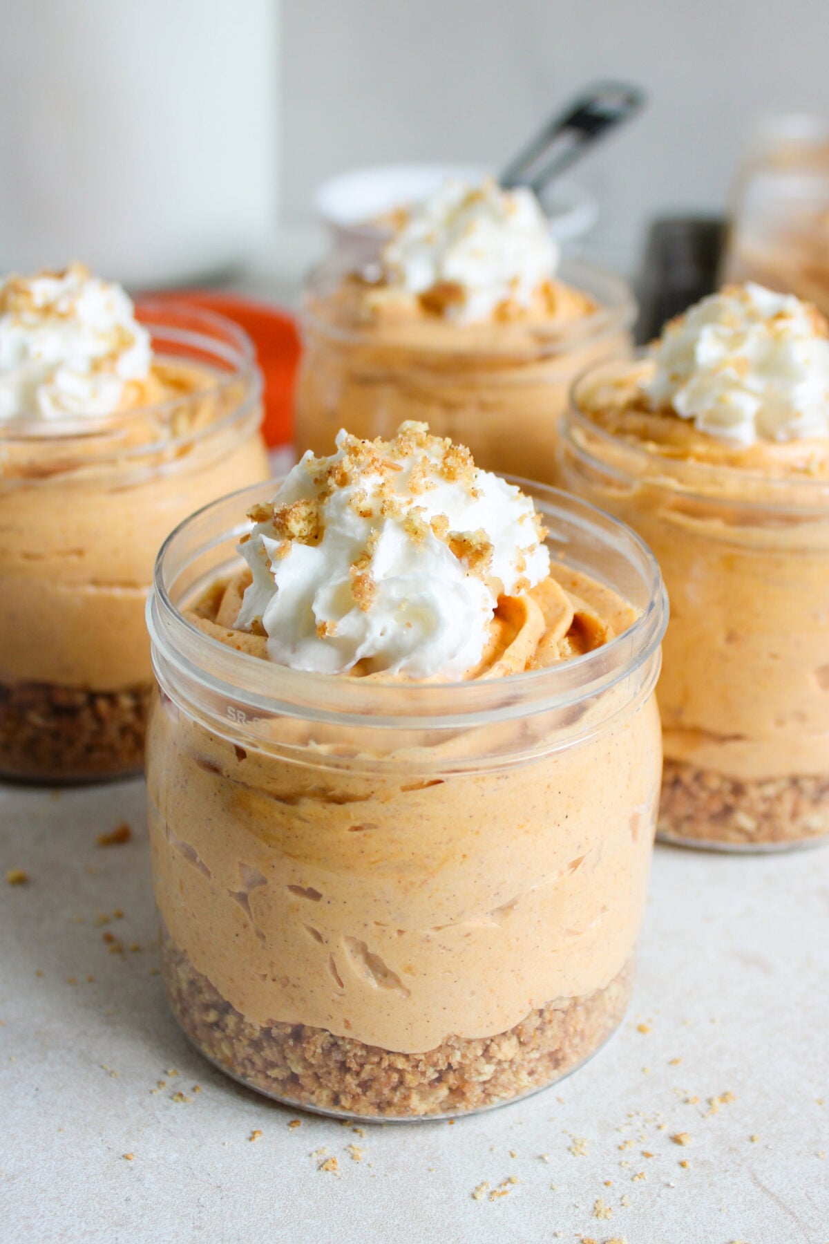 no bake pumpkin cheesecake cups