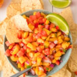 fresh peach salsa