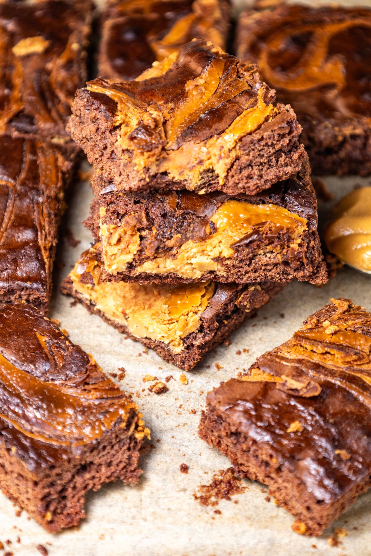 peanut butter brownies