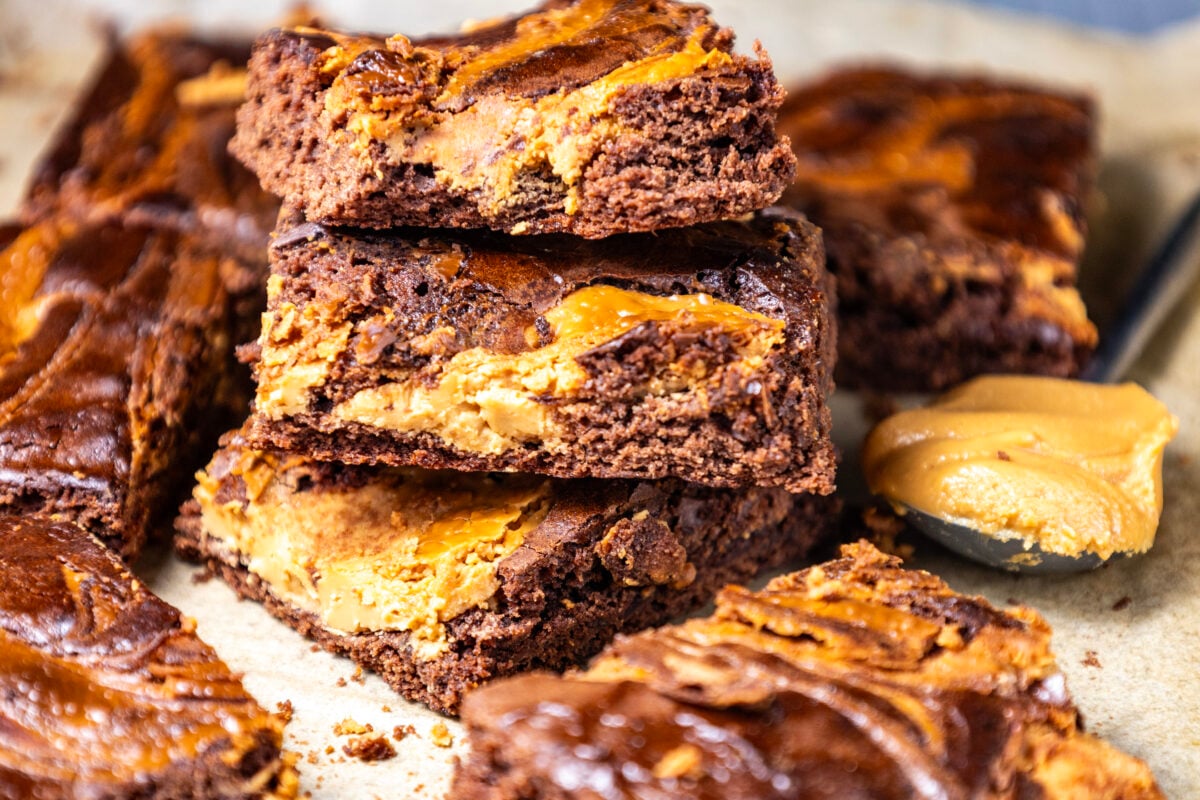 peanut butter brownies