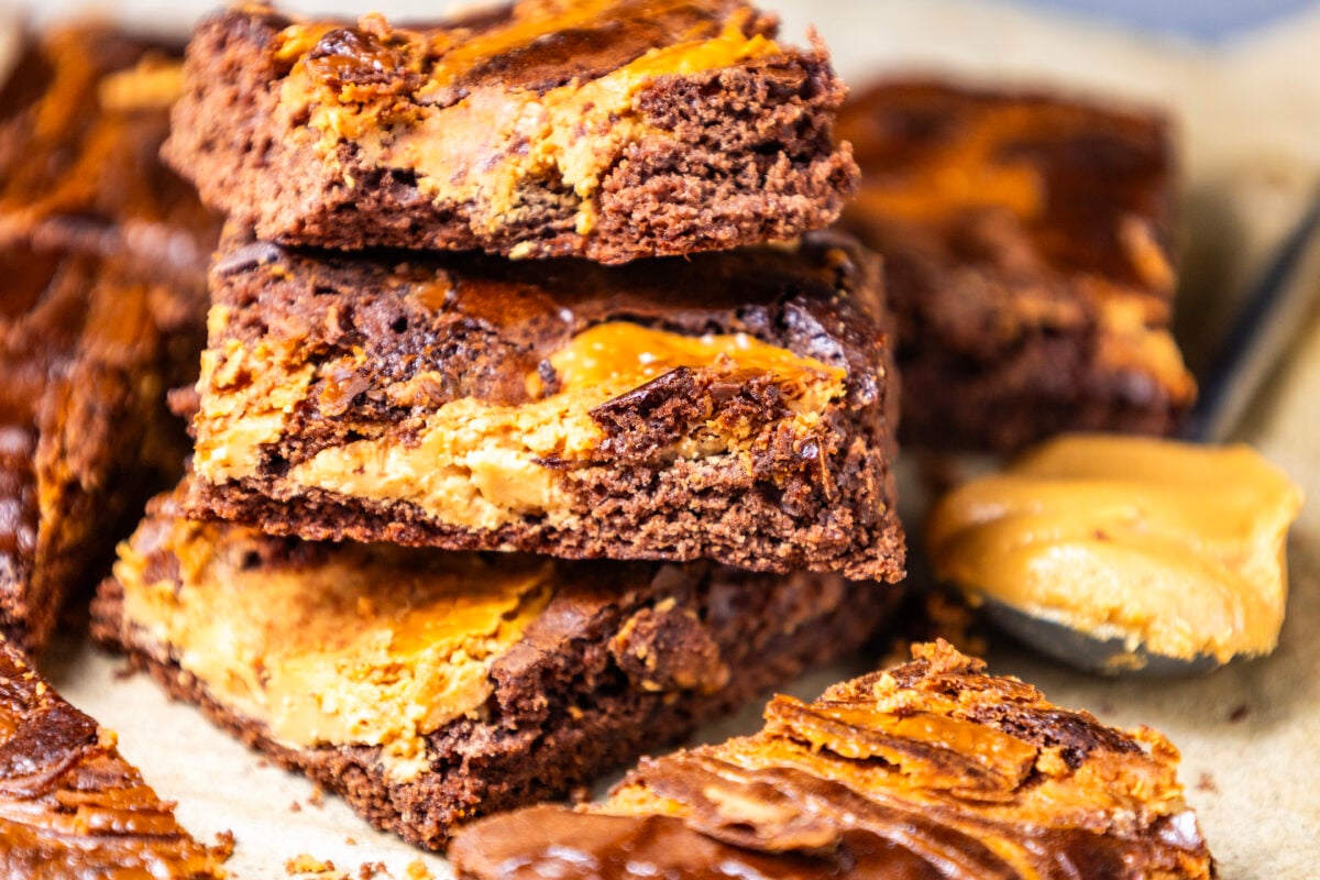 peanut butter brownies
