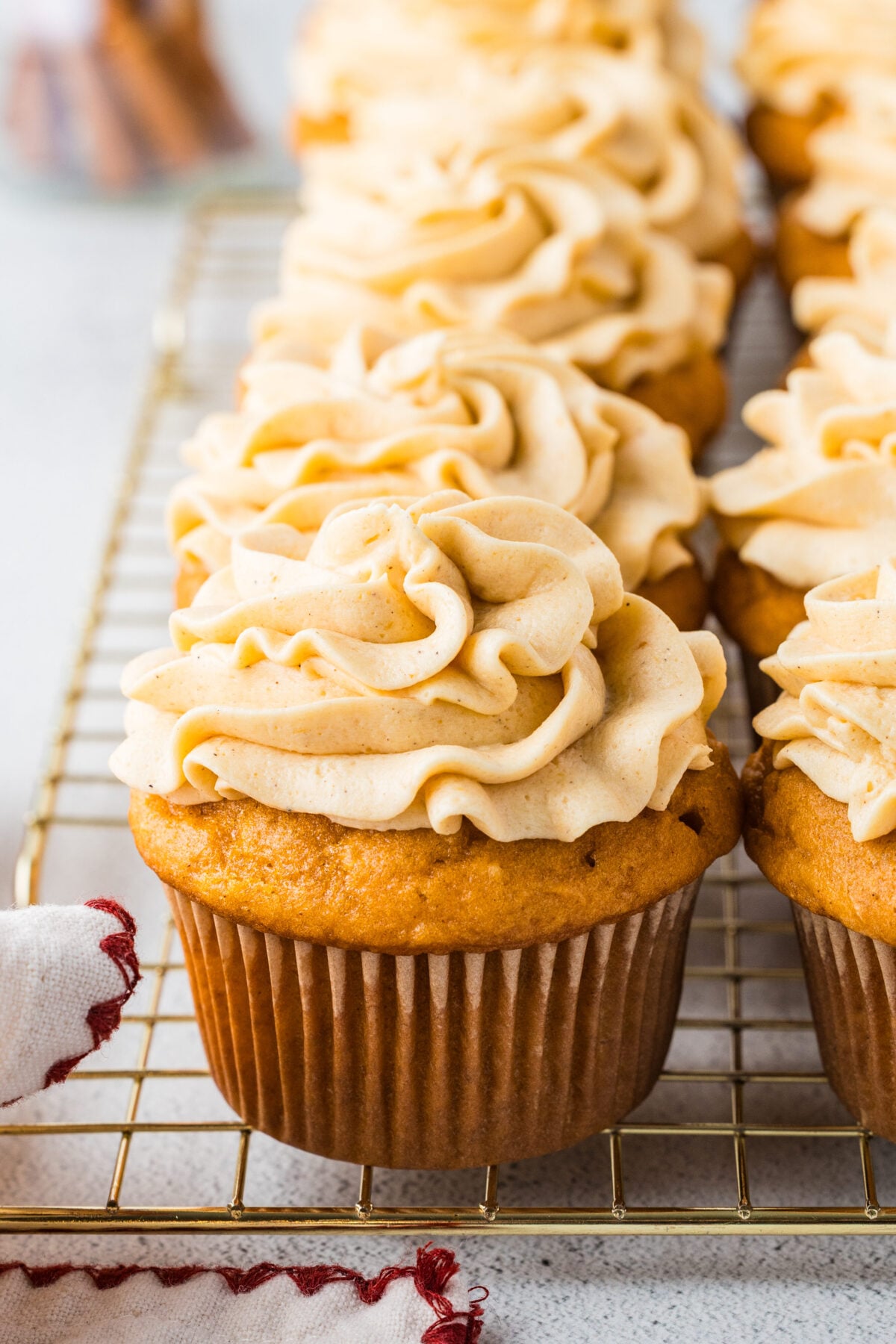pumpkin spice cupcakes