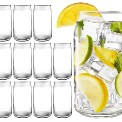 can shaped glasses