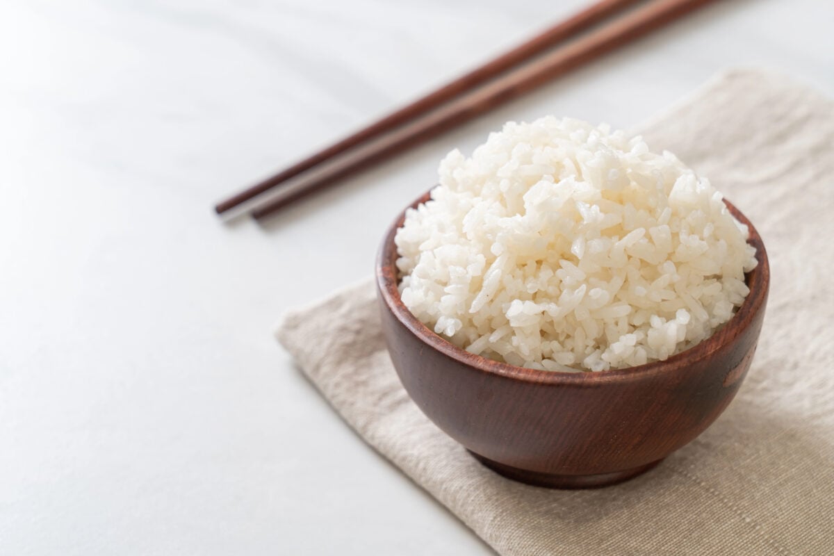 bowl of sushi rice