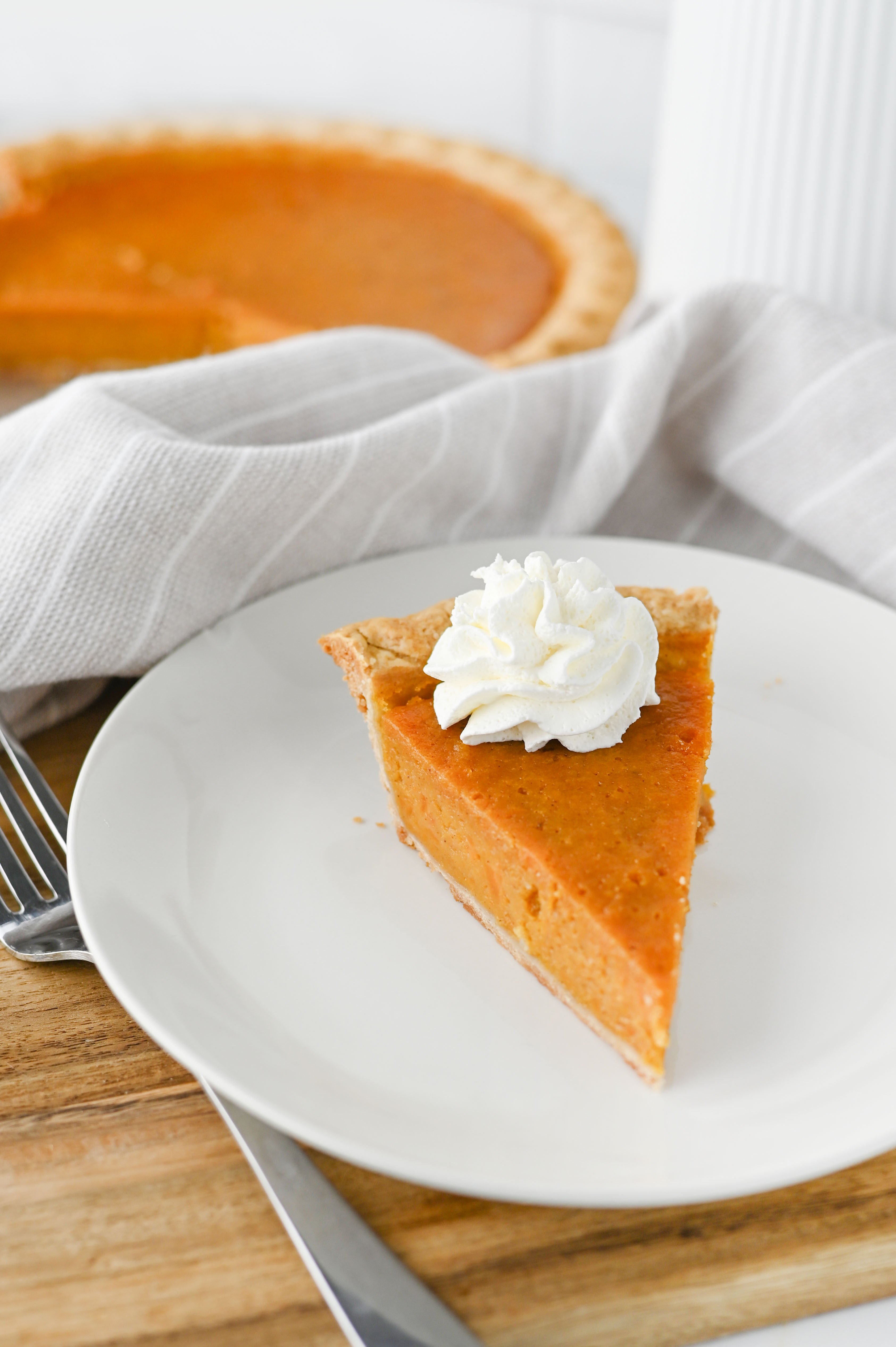 slice of sweet potato pie