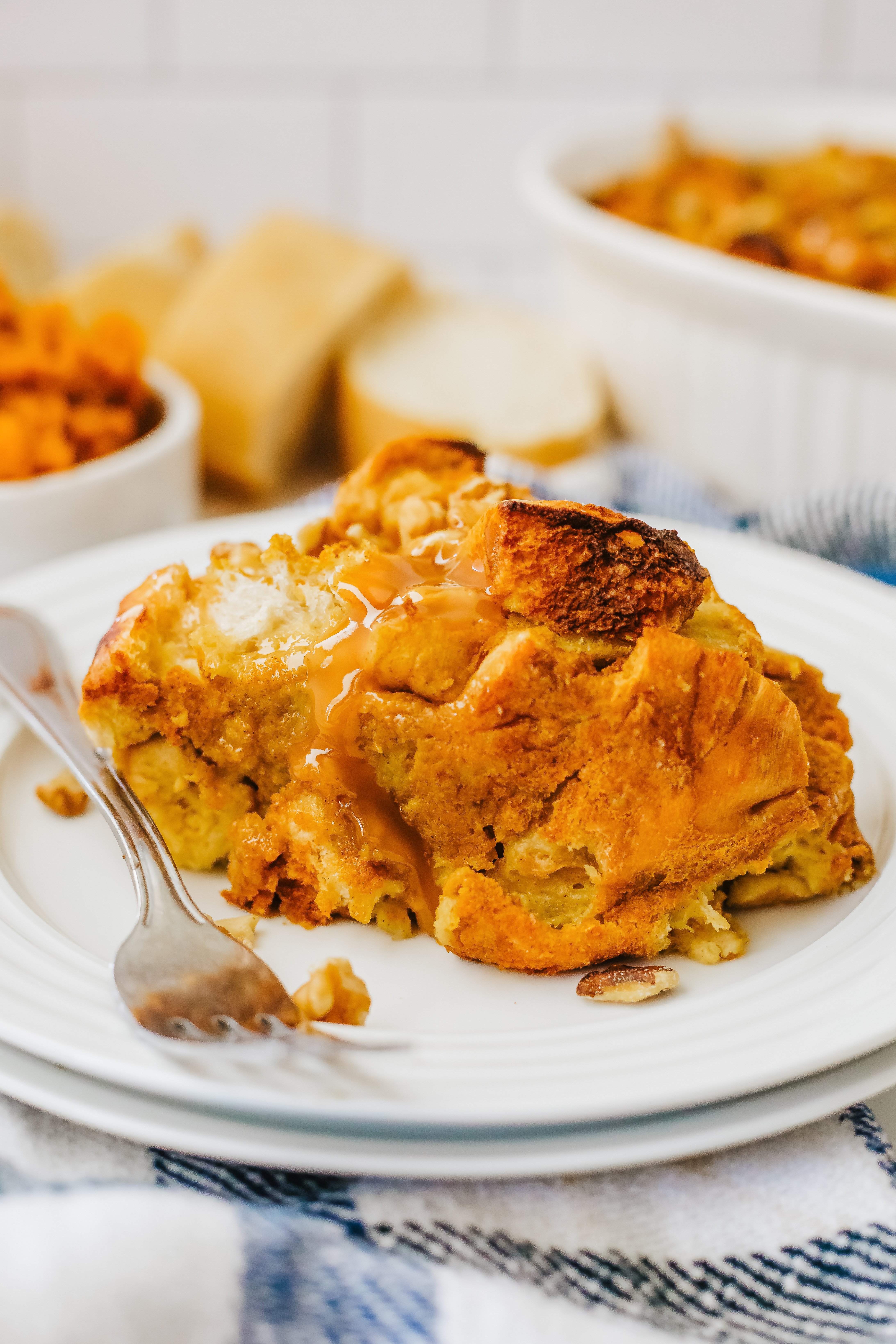 pumpkin bread pudding