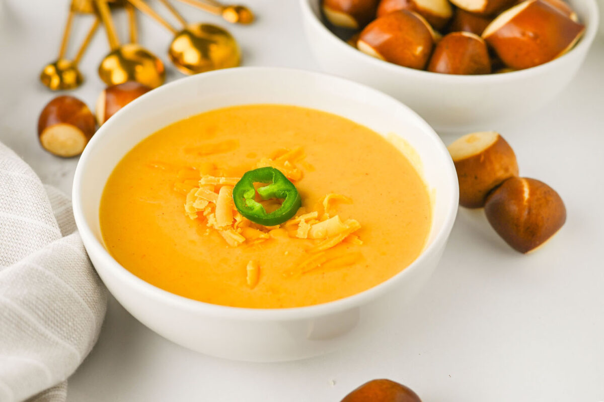 bowl of beer cheese