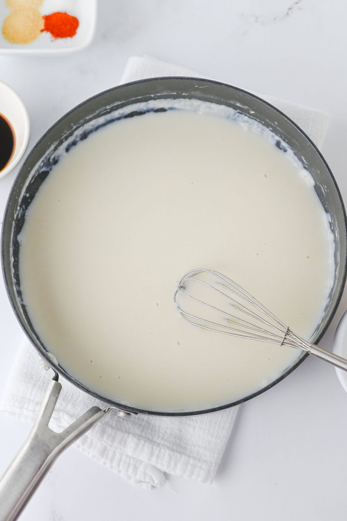 roux in a skillet