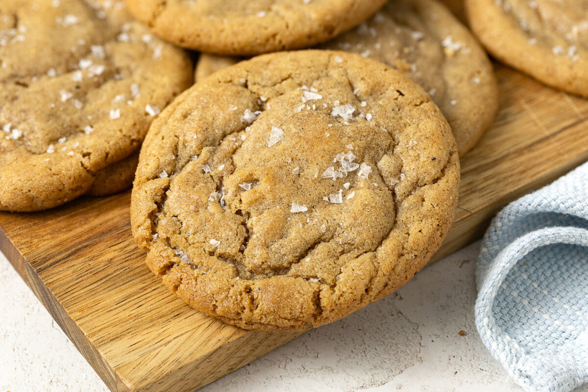 brown butter chocolate chipless cookies