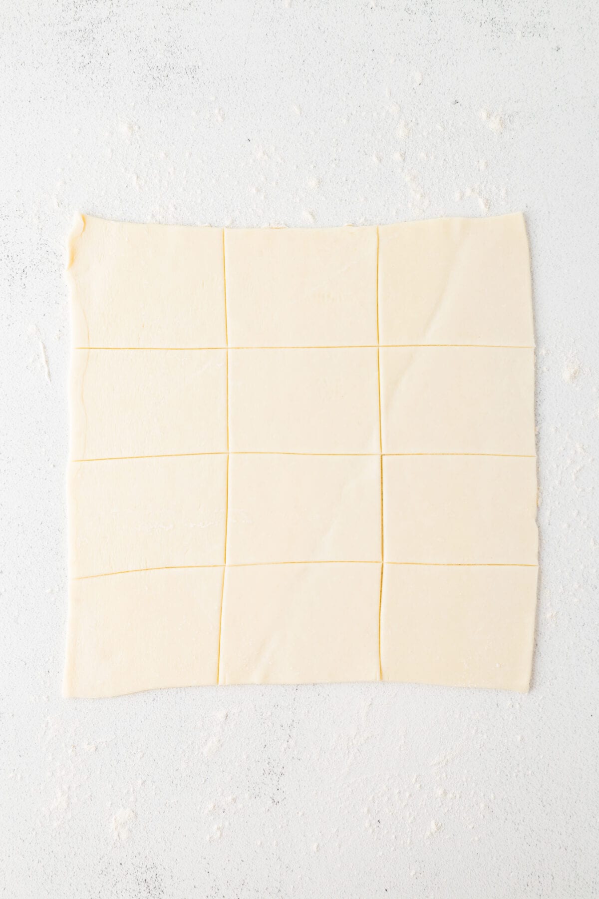 puff pastry sheet cut into squares