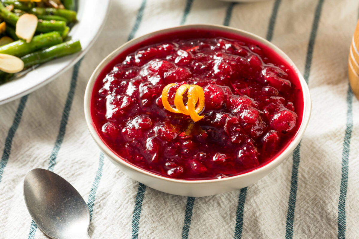homemade cranberry sauce