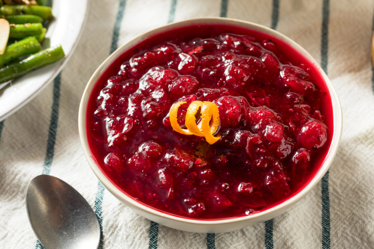 homemade cranberry sauce