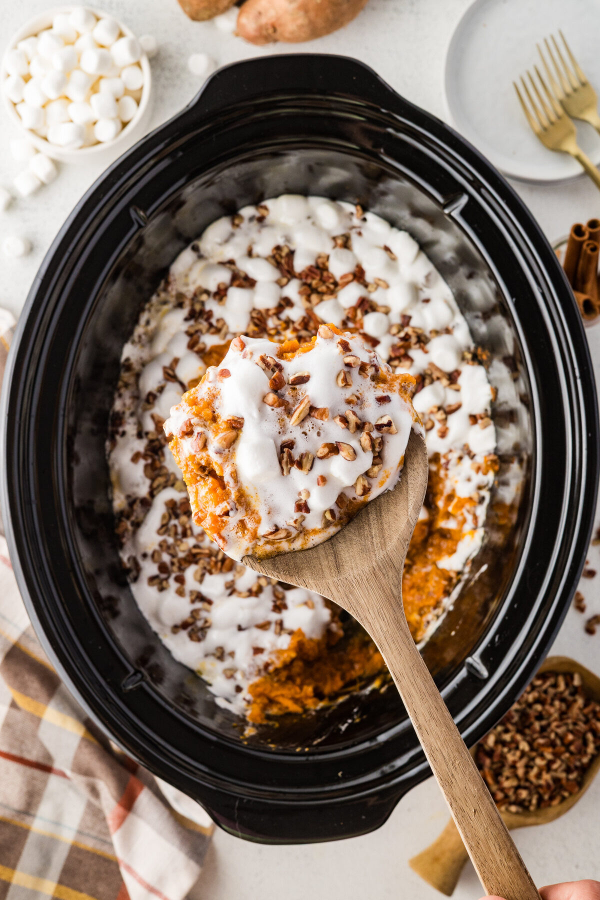 crockpot sweet potato casserole