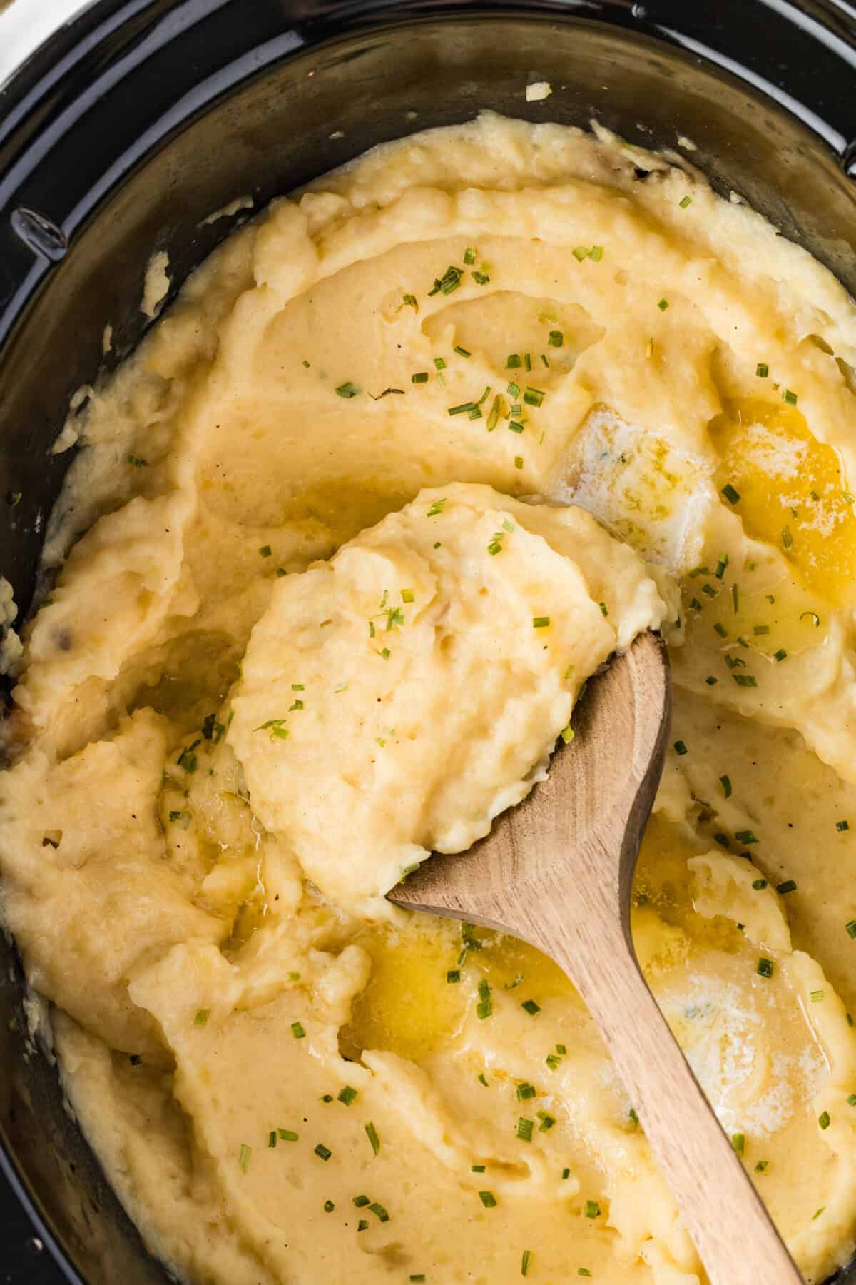 slow cooker mashed potatoes