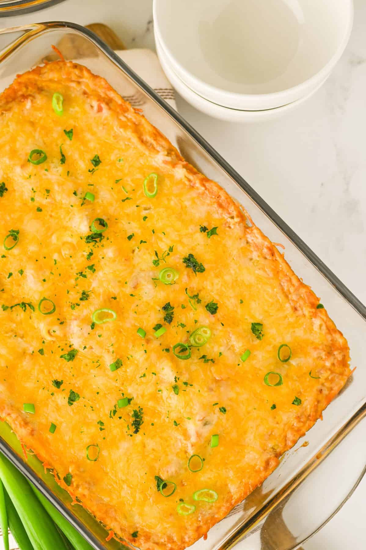 bean dip with cheese on top