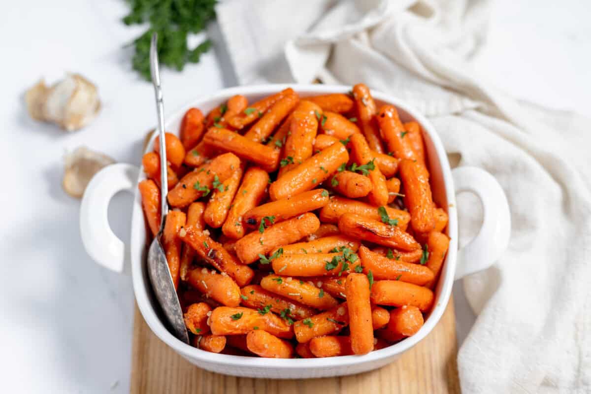 maple glazed carrots
