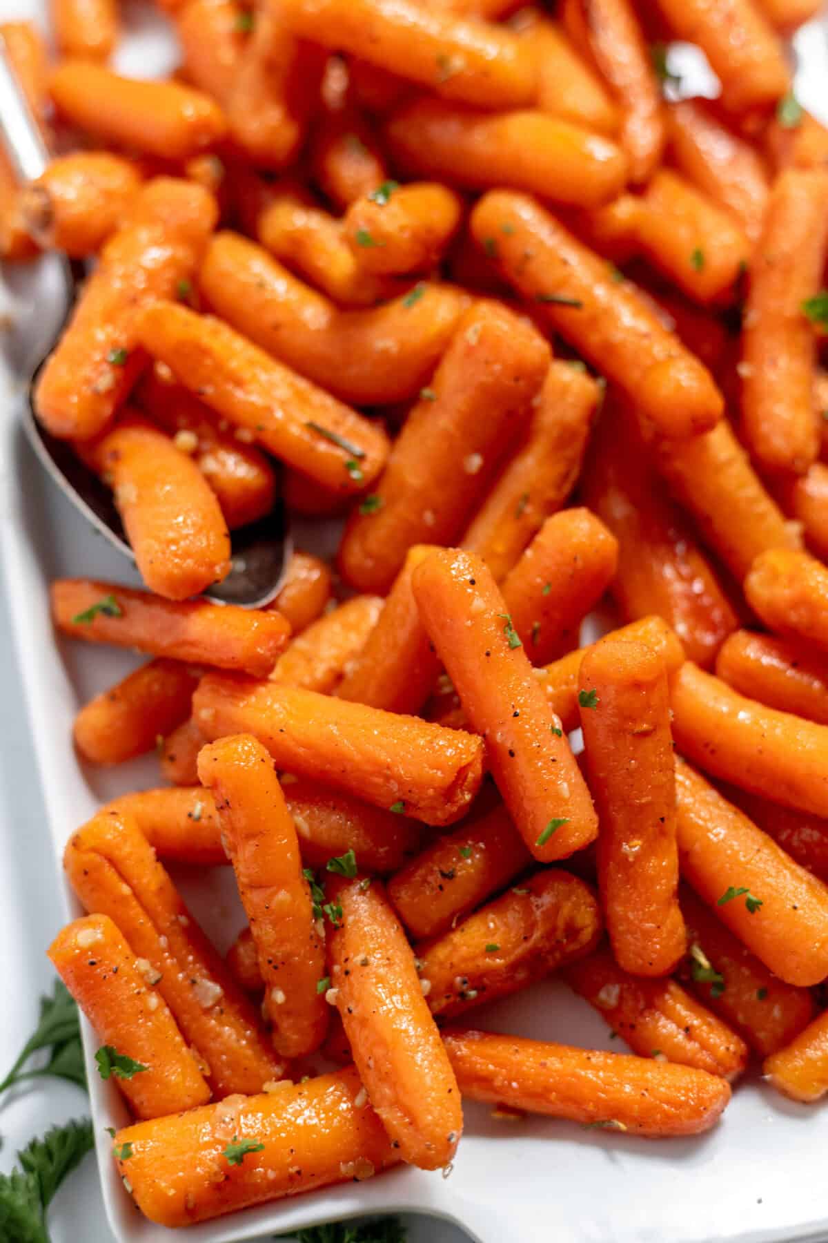 baby maple glazed carrots