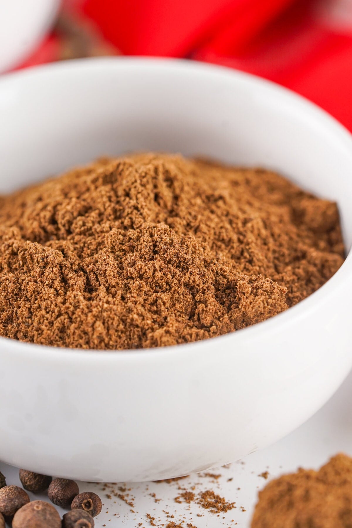 ground allspice in a bowl