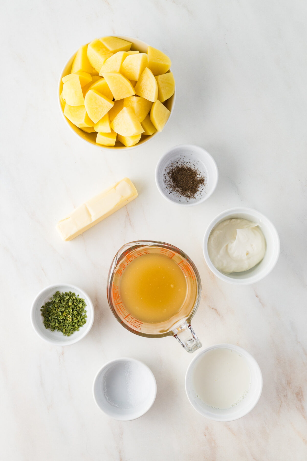 ignredients for slow cooker mashed potatoes
