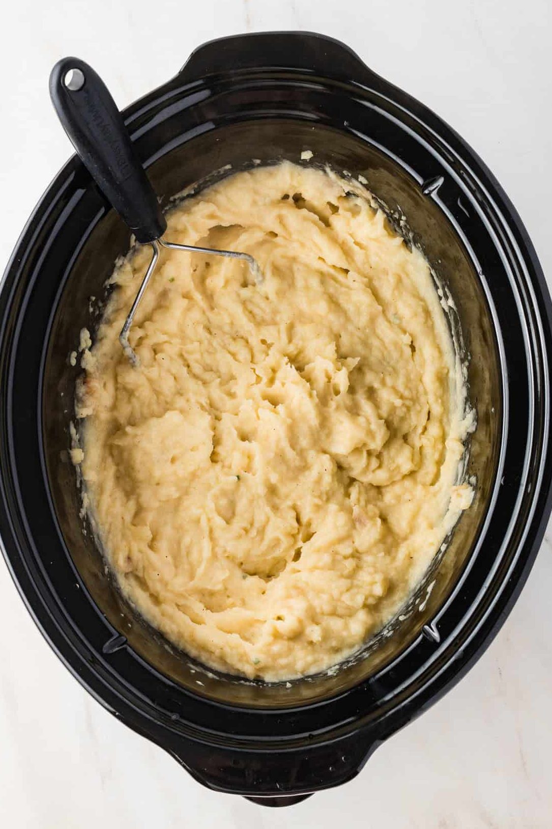 cooked, mashed potatoes