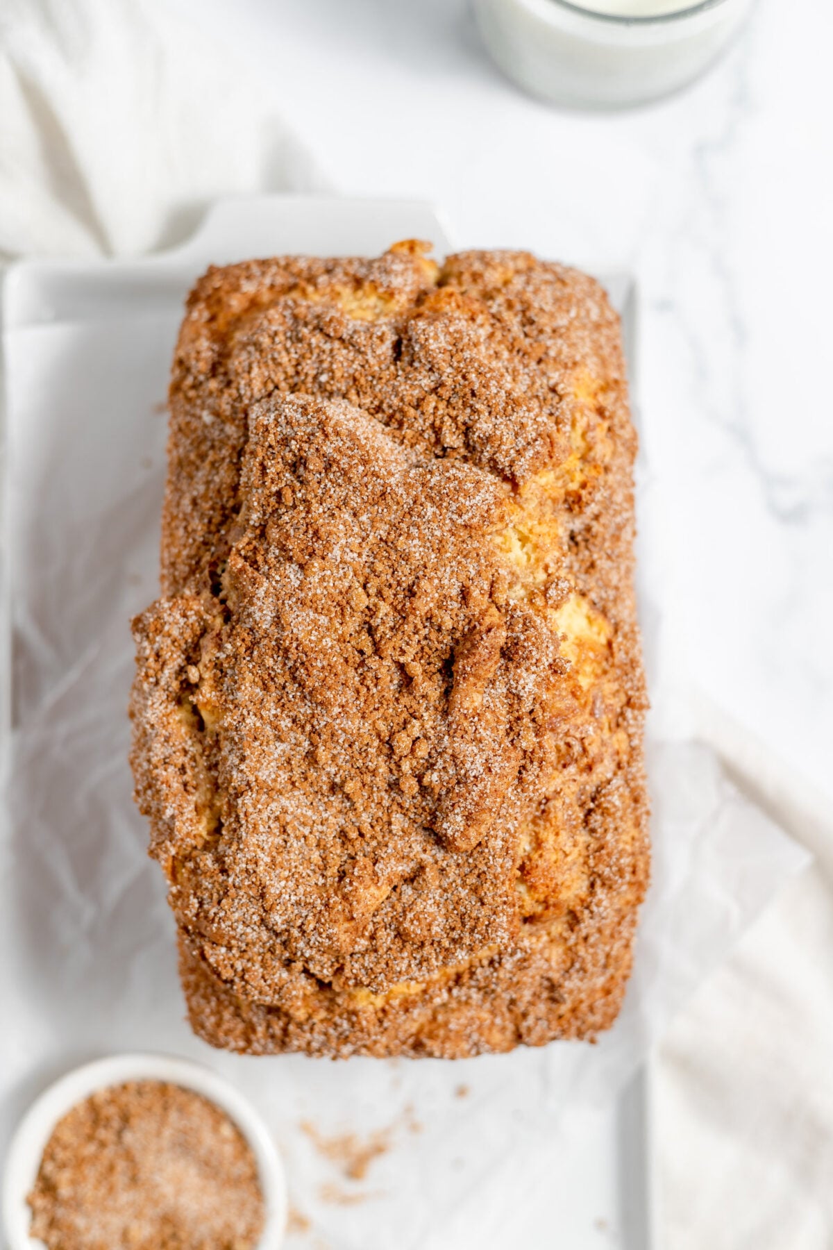 baked snickerdoodle bread
