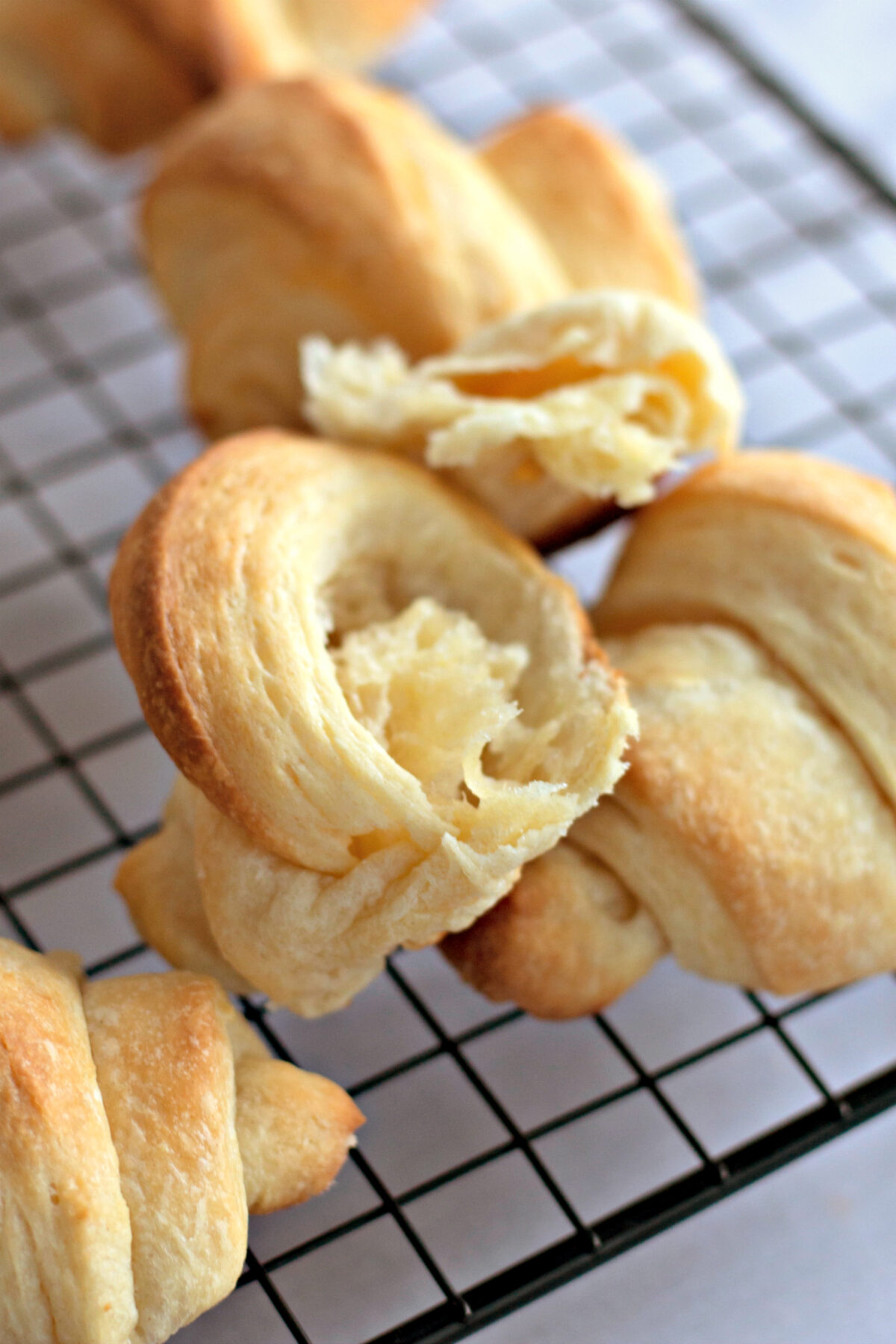 crescent roll torn open