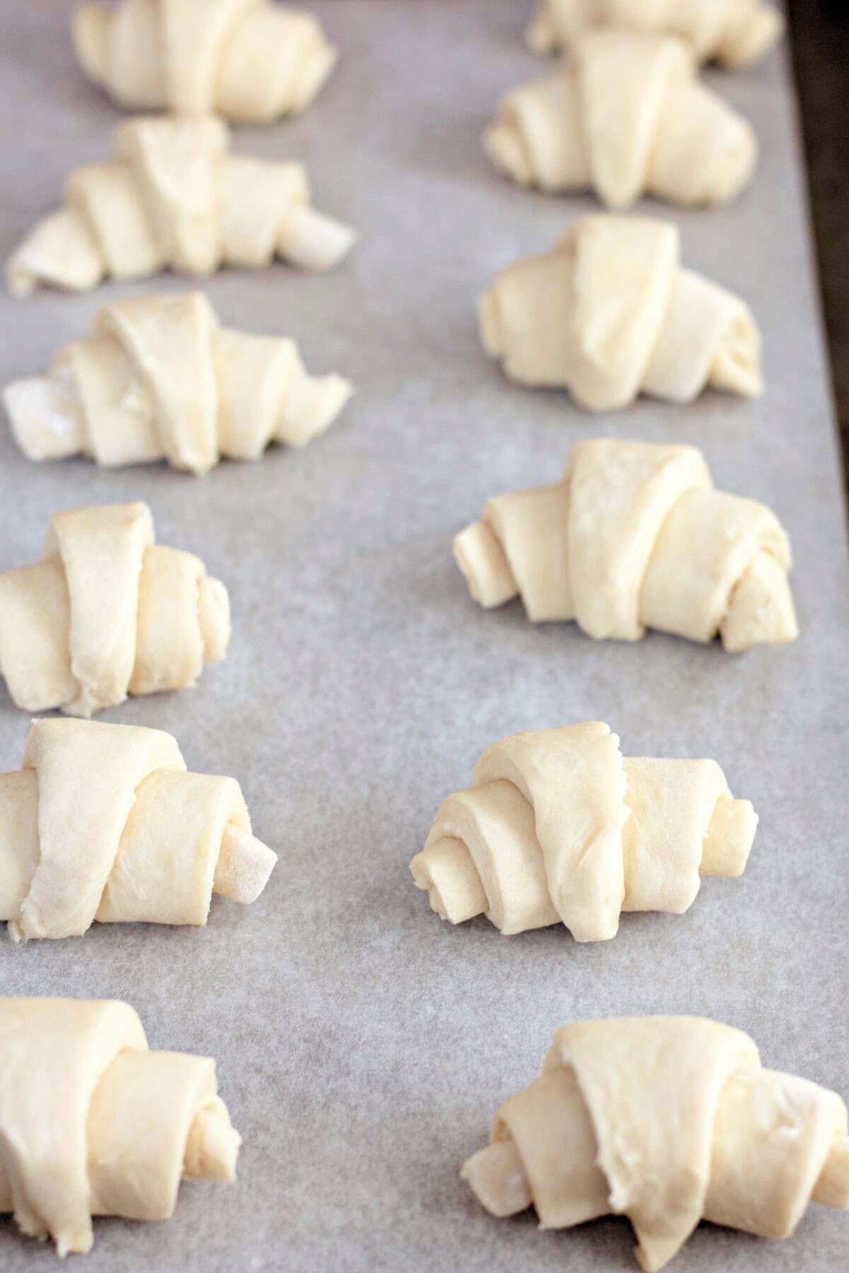 crescent rolls that have risen