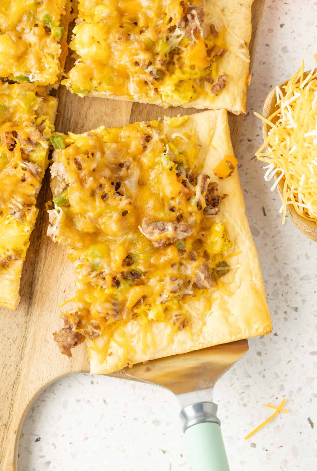 breakfast pizza