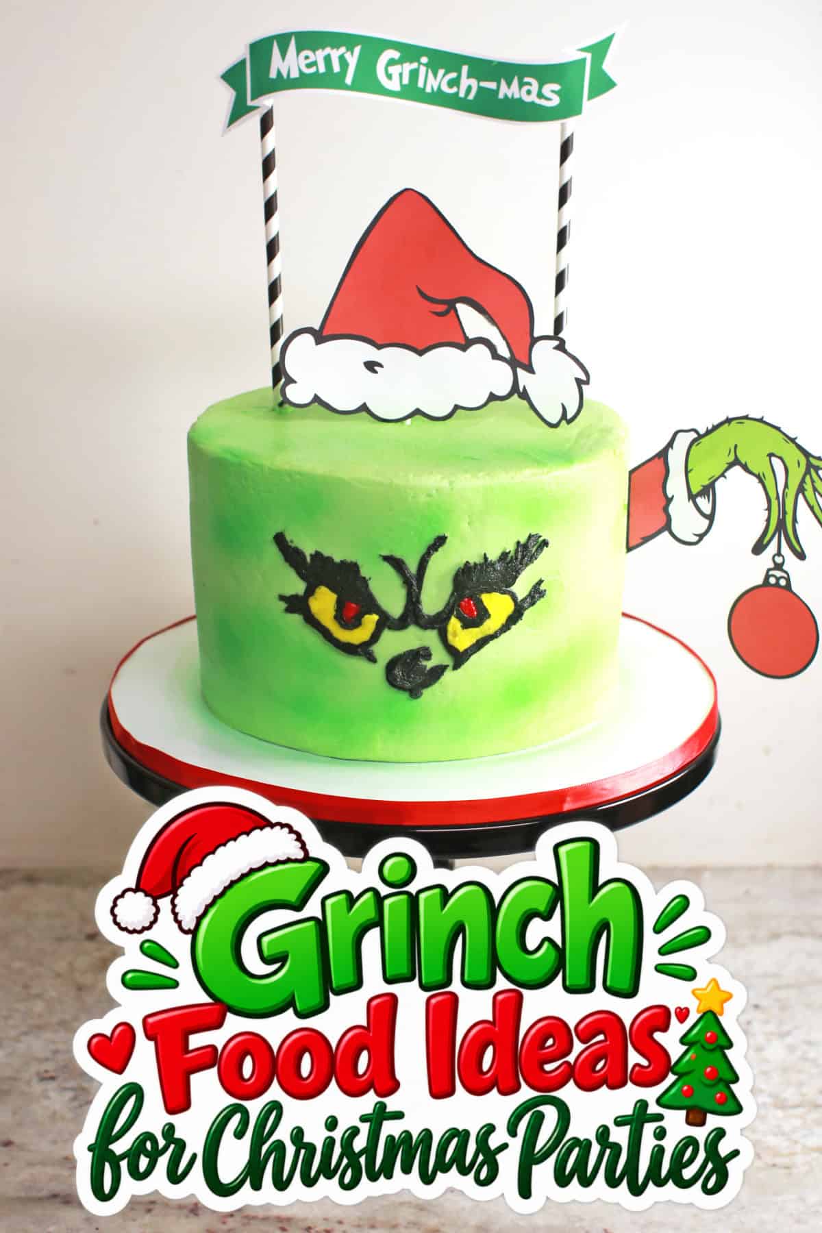 grinch cake