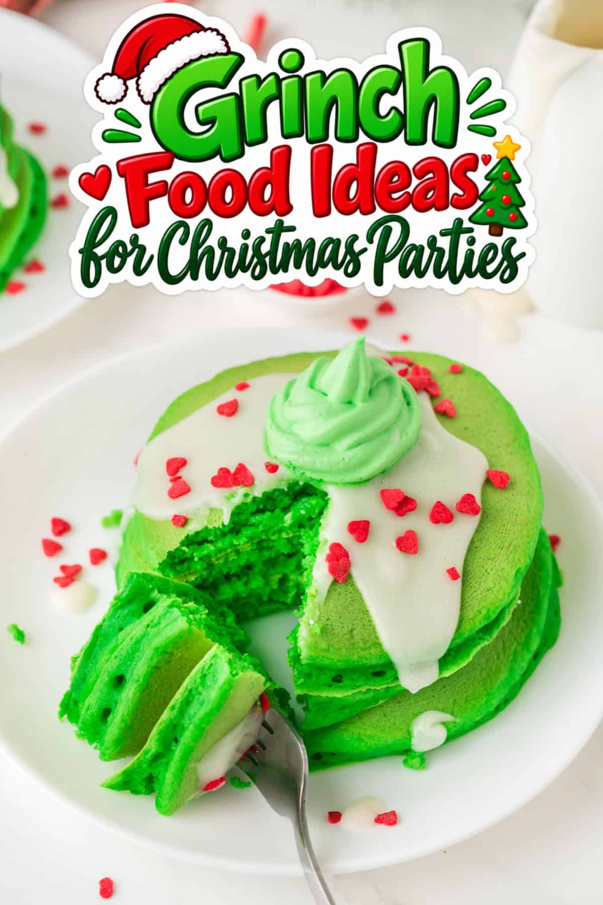 grinch pancakes