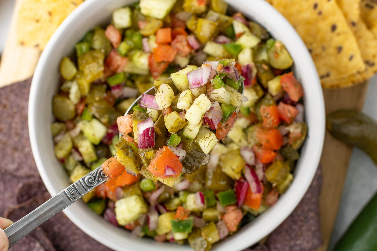 pickle de gallo (pickle salsa)