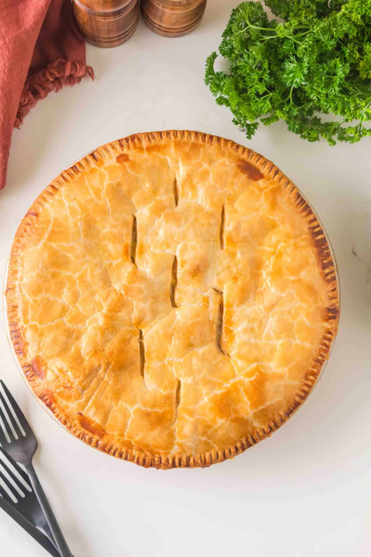 baked turkey pot pie