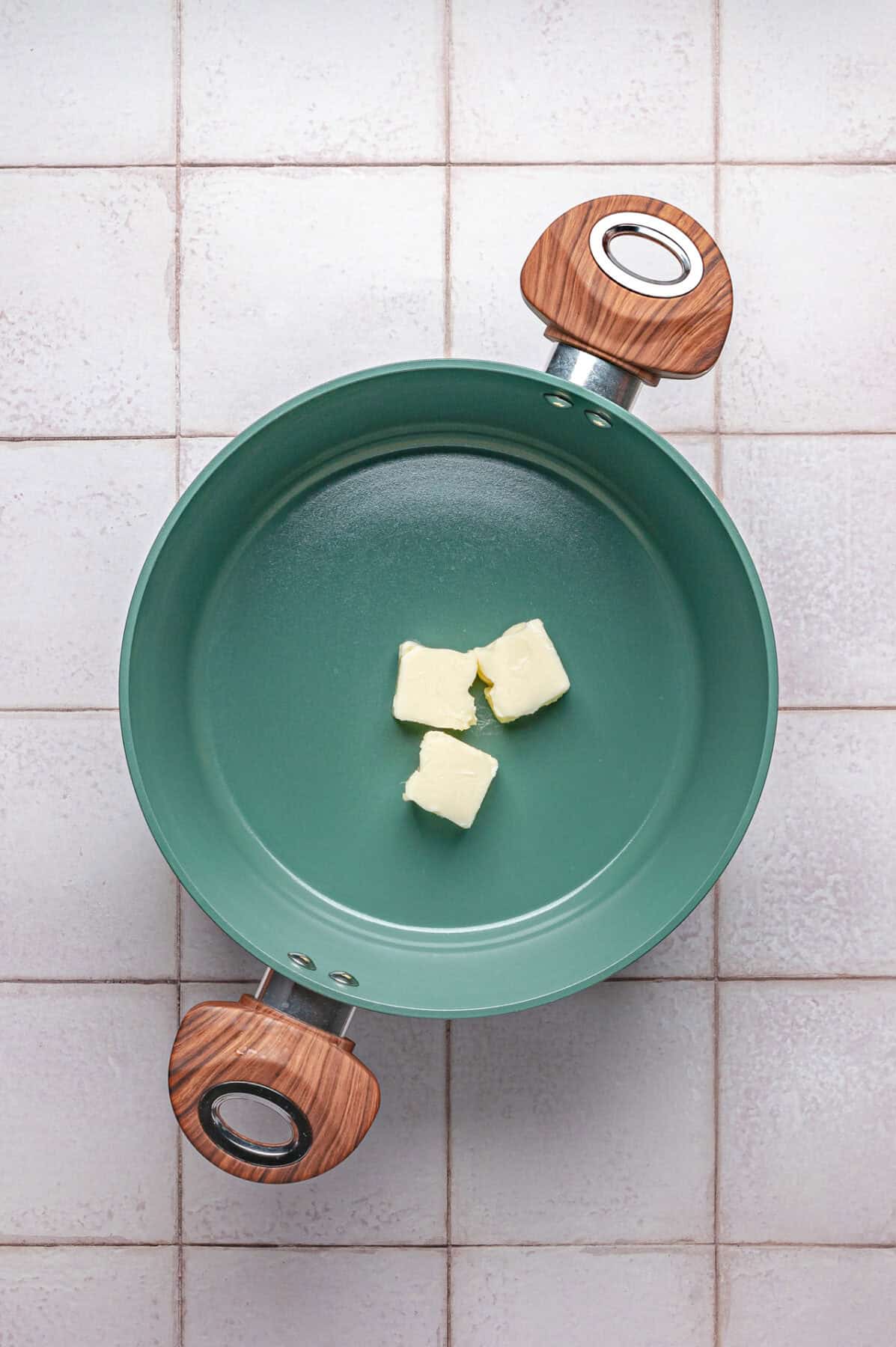 butter in a pan